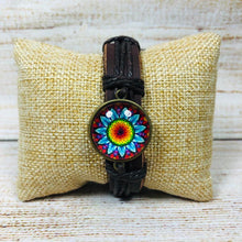 Load image into Gallery viewer, Unsex Urban Leather Bracelets w/ Psychedelic Designs