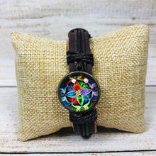 Load image into Gallery viewer, Unsex Urban Leather Bracelets w/ Psychedelic Designs