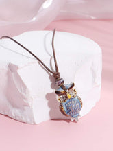 Load image into Gallery viewer, Fashion Ceramic Owl Necklace Blue
