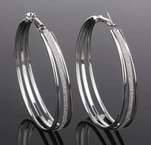 Load image into Gallery viewer, Exquisite Multi Layer Frosted Earrings Hoops
