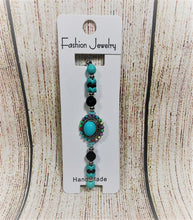Load image into Gallery viewer, Bohemian Pull String Bracelet Semiprecious Stone Assorted Colors
