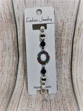 Load image into Gallery viewer, Bohemian Pull String Bracelet Semiprecious Stone Assorted Colors
