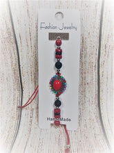 Load image into Gallery viewer, Bohemian Pull String Bracelet Semiprecious Stone Assorted Colors
