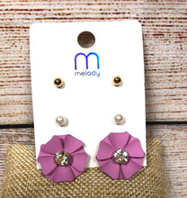 Load image into Gallery viewer, Fashion Flower Earring Set
