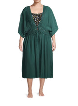 Load image into Gallery viewer, Women's Plus Size Lace Waist Cover Up
