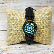 Load image into Gallery viewer, Unsex Urban Leather Bracelets w/ Psychedelic Designs
