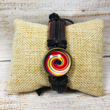 Load image into Gallery viewer, Unsex Urban Leather Bracelets w/ Psychedelic Designs
