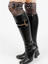 Load image into Gallery viewer, Sassy Lace Leg Boot Knee Warmers One Size
