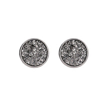 Load image into Gallery viewer, Chic Women Round Ear Stud Stainless Steel Glitter Rhinestone Earring  Ass. Colors
