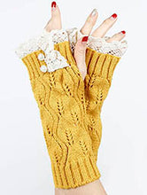 Load image into Gallery viewer, Wrist Warmers Knitted Gloves
