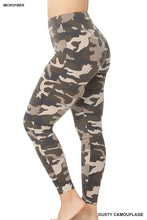 Load image into Gallery viewer, PREMIUM MICROFIBER CAMOUFLAGE LEGGINGS
