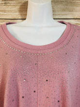 Load image into Gallery viewer, LC Couture Sweater Top with Sparkle  and Tie Knot
