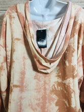 Load image into Gallery viewer, Fred David Tie Dye Sweater Top Hoodie Peach Coral Colors

