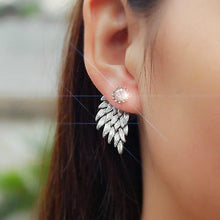 Load image into Gallery viewer, Fashion Angel Feather Wing Earring  Black
